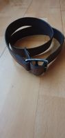 Armee- / Militär Leder Gurt / ceinture militaire; 102 cm