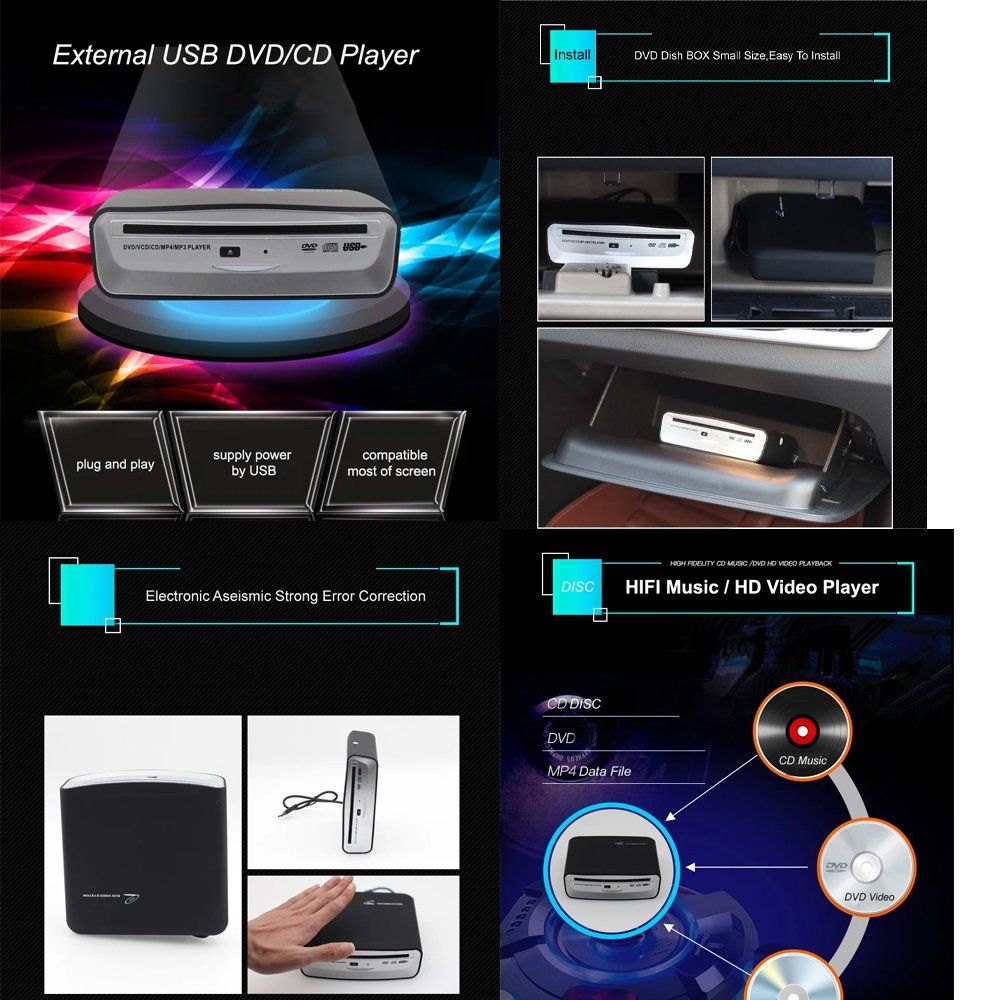 Lettore multimediale & Streamer: Autoradio CD DVD Laufwerk Android Extern – Nuovo e nell'imballaggio originale da Chiasso venduto da online.shop 4