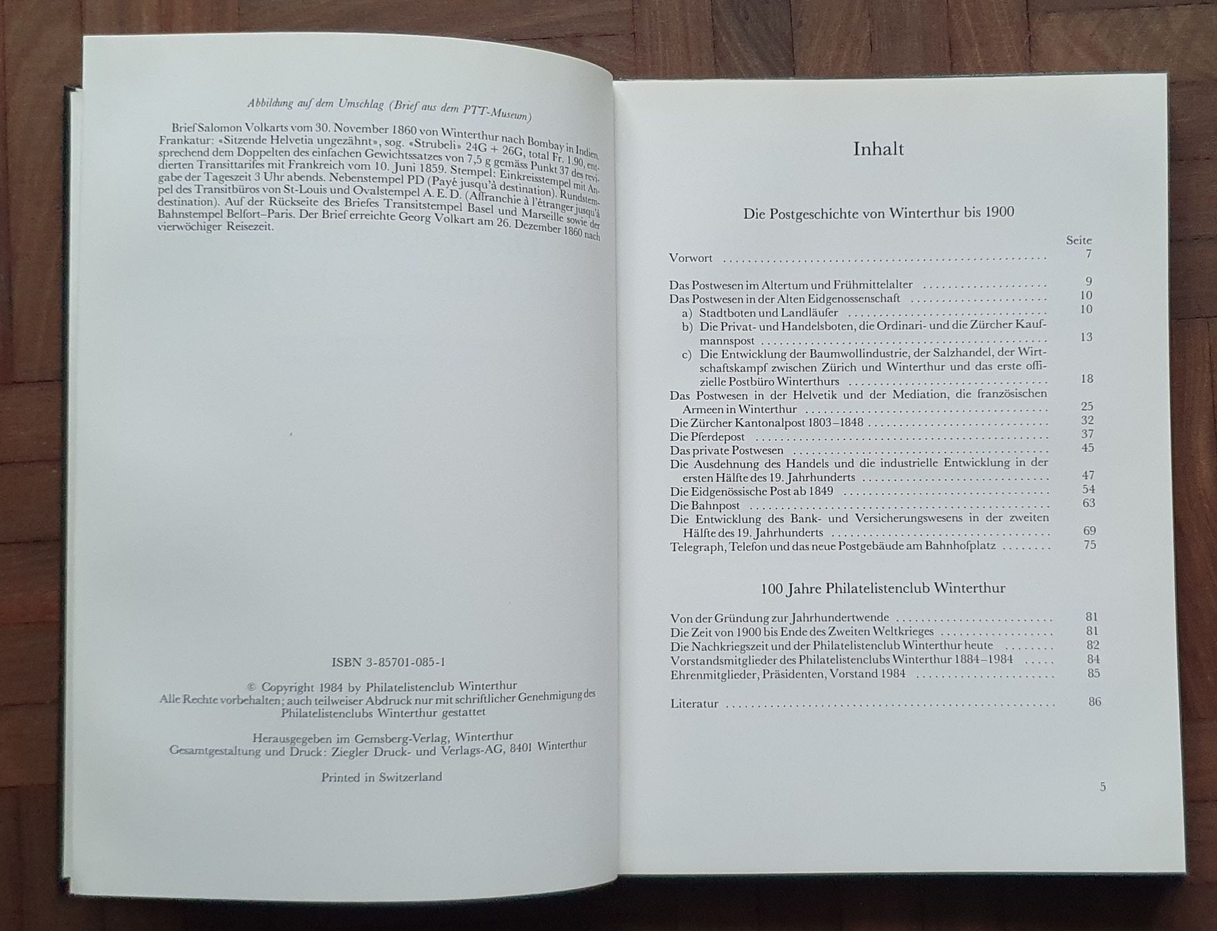 Libri: Buch - Die Postgeschichte von Winterthur bis 1900 – Usato da Kreuzlingen venduto da Rschweiz1 2