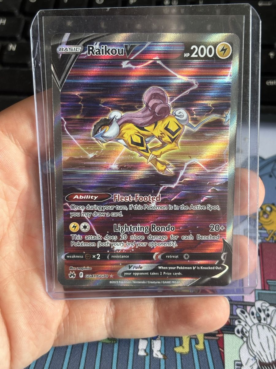 Pokémon Cartes à collectionner: Raikou V alt art Crown Zenith  – Neuf (Voir description) à Puplinge par Collection_Pokepi