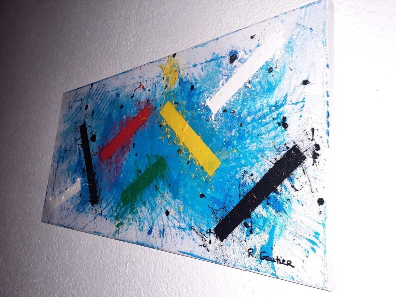 Dipinti: Tableau abstrait acrylique – Nuovo (secondo la descrizione) da Biel/Bienne venduto da Lionne72 1