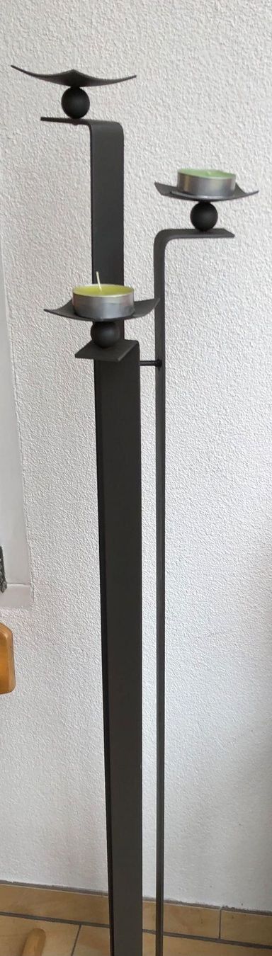 Portacandele: Kerzenhalter dreier Stander design – Usato da Frauenfeld venduto da faros52 5