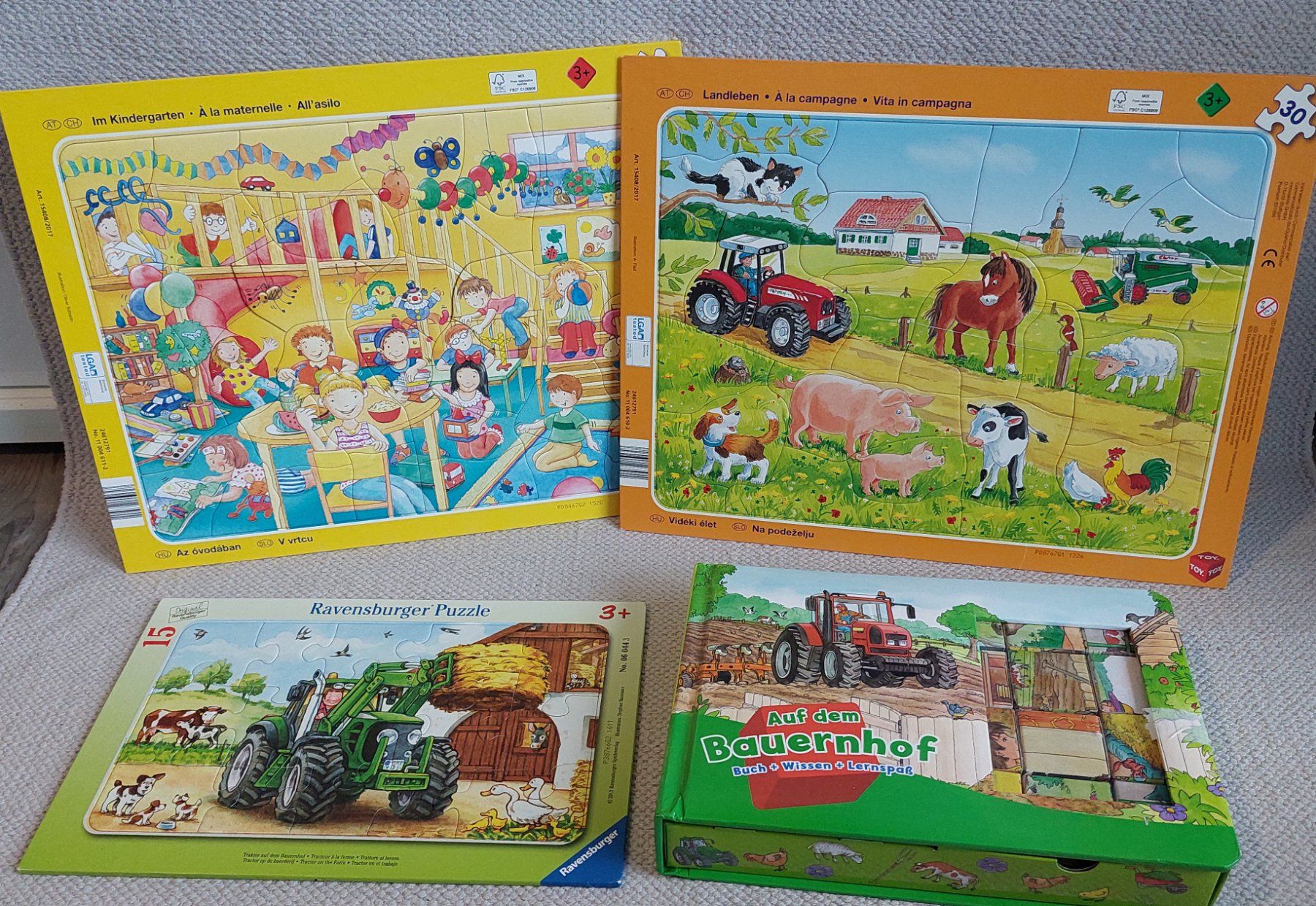 Puzzle: 4 x Spielzeug Puzzle – Usato da Egolzwil venduto da mobiledeluxe 2