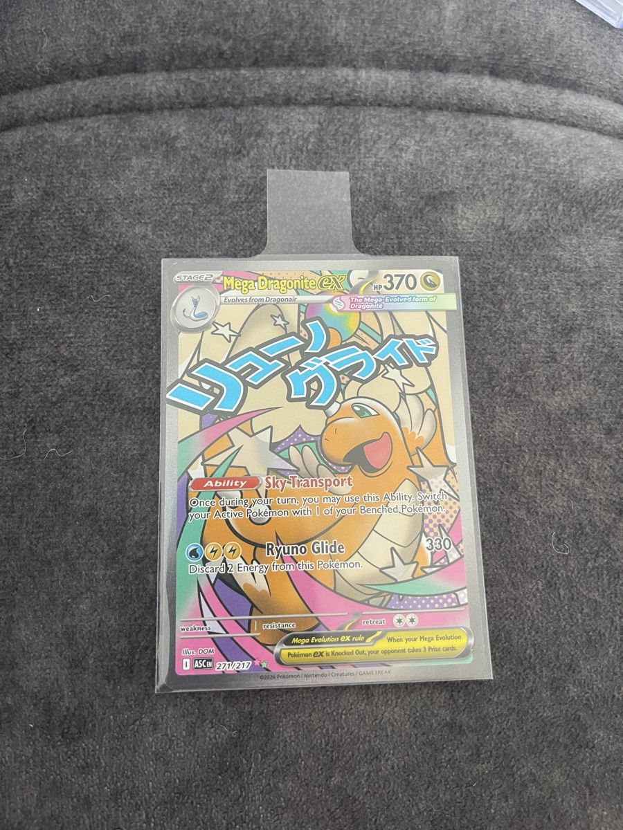 Pokémon Sammelbilder & Trading cards: Pokémon Mega Dragonite ex 271/217 – Mega Evolution – Neu (gemäss Beschreibung) aus Beringen von ago_6qnt