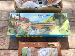 Kibri Brücken Set H0 + viele Pfeiler & mehr