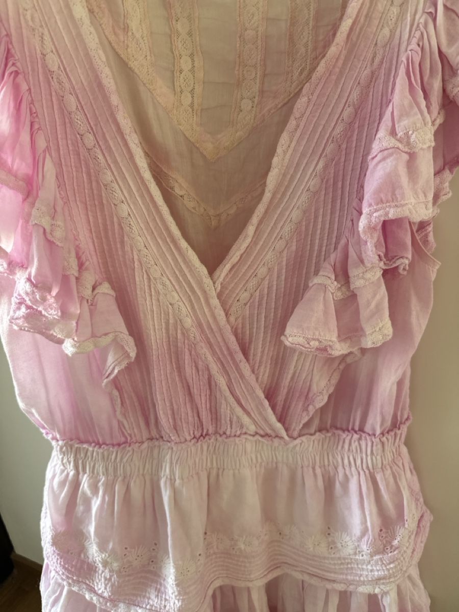 Robes: Kleid LoveShackFancy Pink Grösse L – Neuf (Voir description) à Basel par selinalivia 2