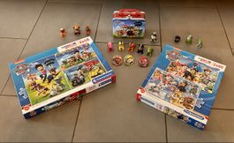 Paw Patrol Set mit 2 Puzzles, Memory und Mini Figuren