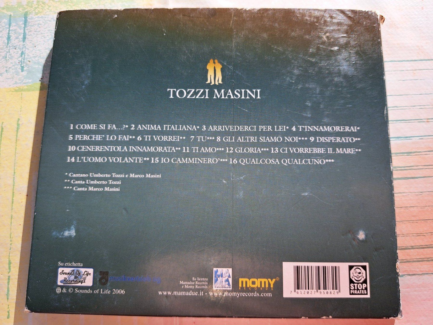 CD: Cd Umberto Tozzi - Marco Masini  – Usato da Pully venduto da bro_n52j 1