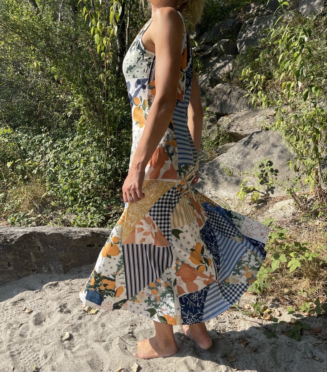 Vestiti: Maxi Abito da cocktail-multicolore-tgM/L-nuovo – Nuovo e nell'imballaggio originale da Gordevio venduto da LanaZimm 1