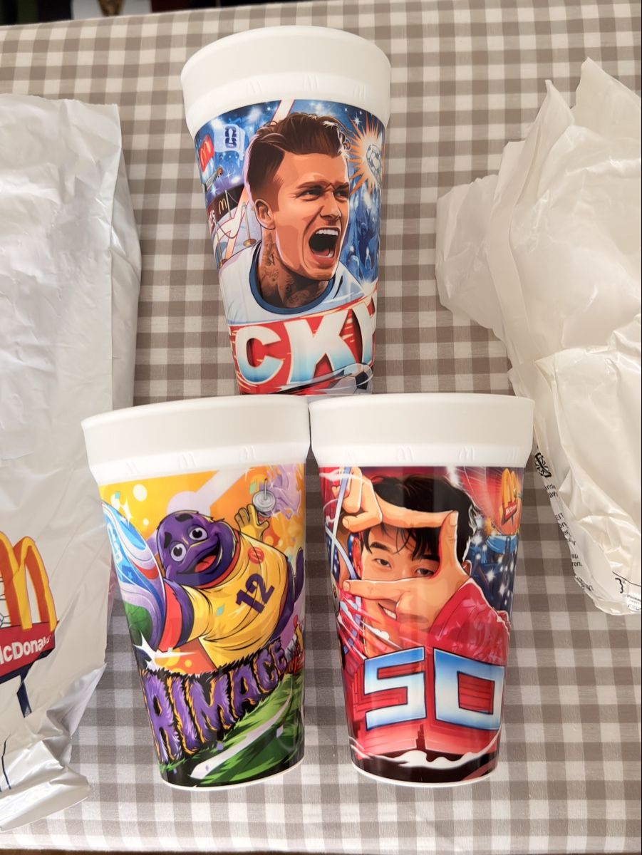 Behälter & Ähnliches: 3x WM Mcdonalds Becher, World Cup – Neu (gemäss Beschreibung) aus Allschwil von lakerscollectorch