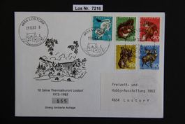 OJ 1983 Brief mit Sonderstempel                     Los 7216