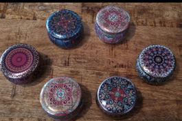 Metall Dosen mit hübschem Mandala