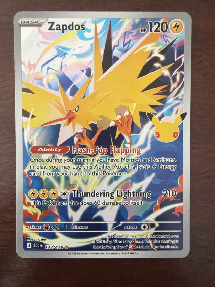 Pokémon Carte collezionabili: Zapdos (30C 133) – Nuovo (secondo la descrizione) da Emmenbrücke venduto da Pack_Ripper