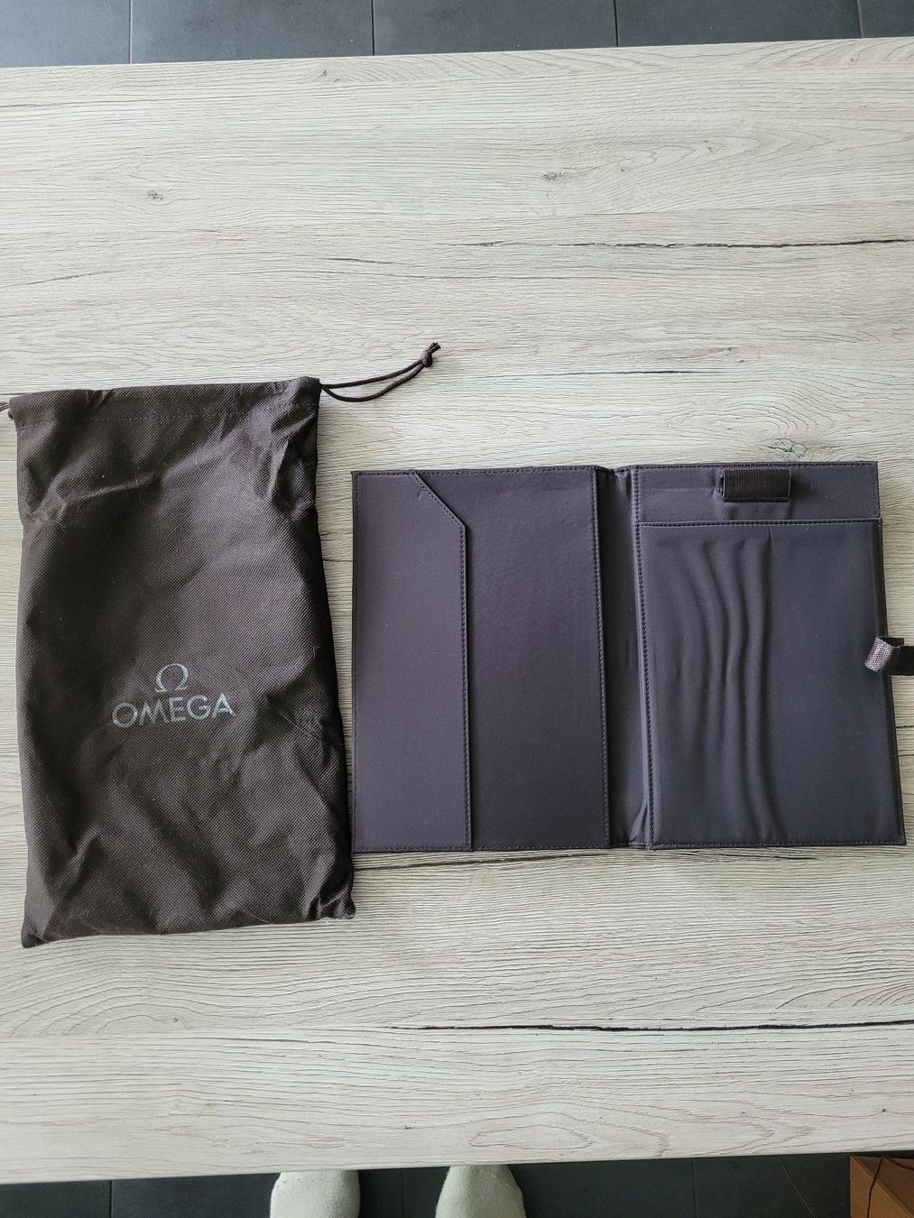 Borse: Original Omega Reisemappe/Etui mit Schutzbeutel – Usato da Bonau venduto da Nisi_89