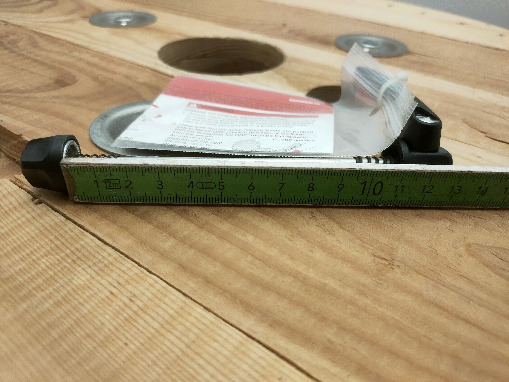Shimano Pezzi di ricambio: Shimano Deore XT Schnellspanner, Neu! – Nuovo e nell'imballaggio originale da Zug venduto da schnepps 1