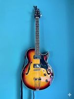 Gear4music Jazz E-Gitarre Sunburst
