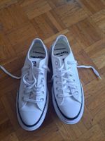 Converse blanches plateforme, pointure 37, comme neuf!