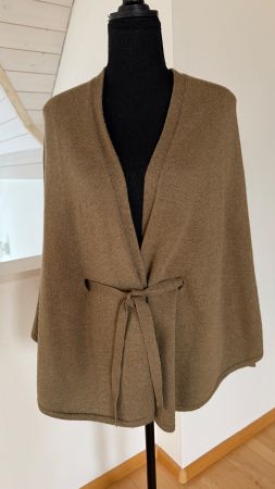 Poncho Cape Damen olivgrün von Yaya - neuwertig