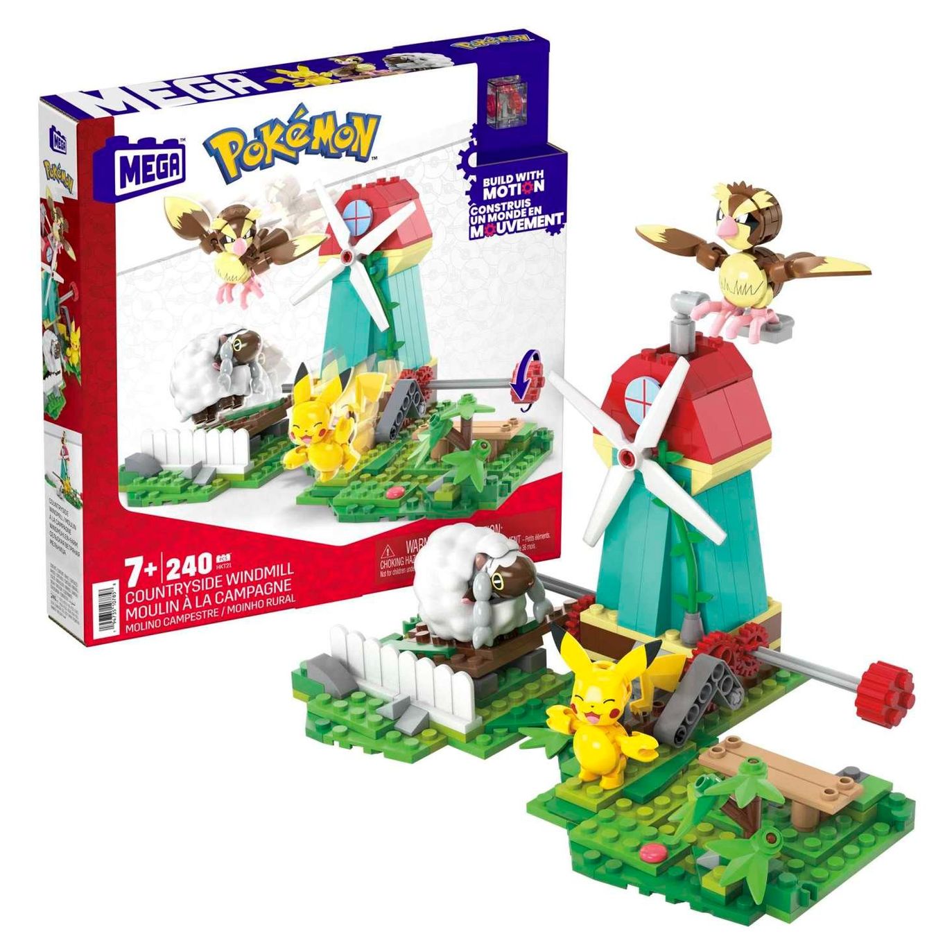 Mega Kit di costruzioni: Mega Pokémon Windmühlen-Farm HKT21 – Nuovo e nell'imballaggio originale da Basadingen venduto da NekoBricks