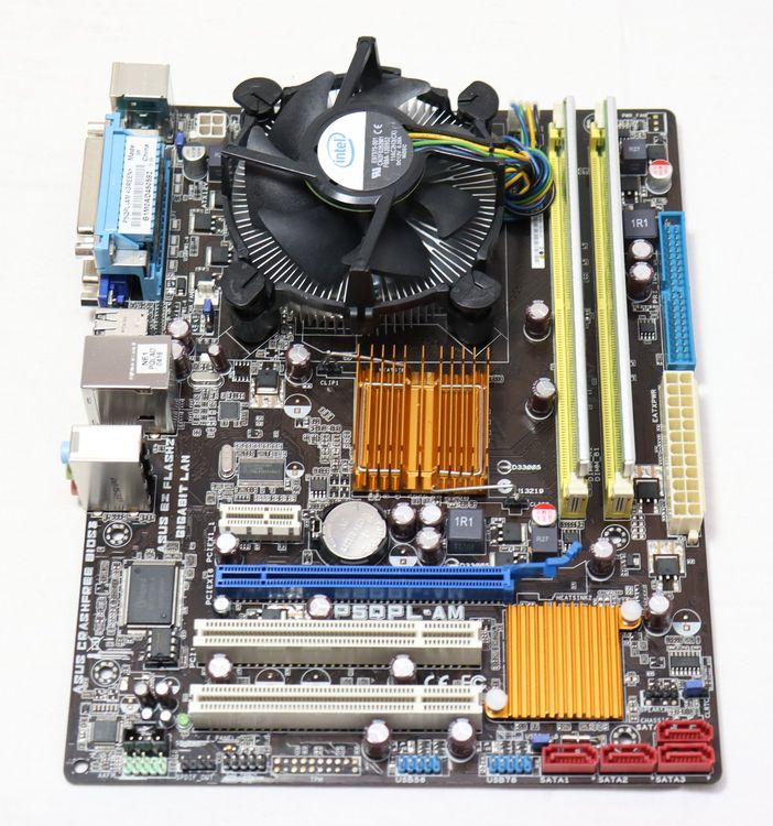 Asus P5QPL-AM mit Intel E5500 2.8 GHz CPU und 2GB Ram | Kaufen auf Ricardo