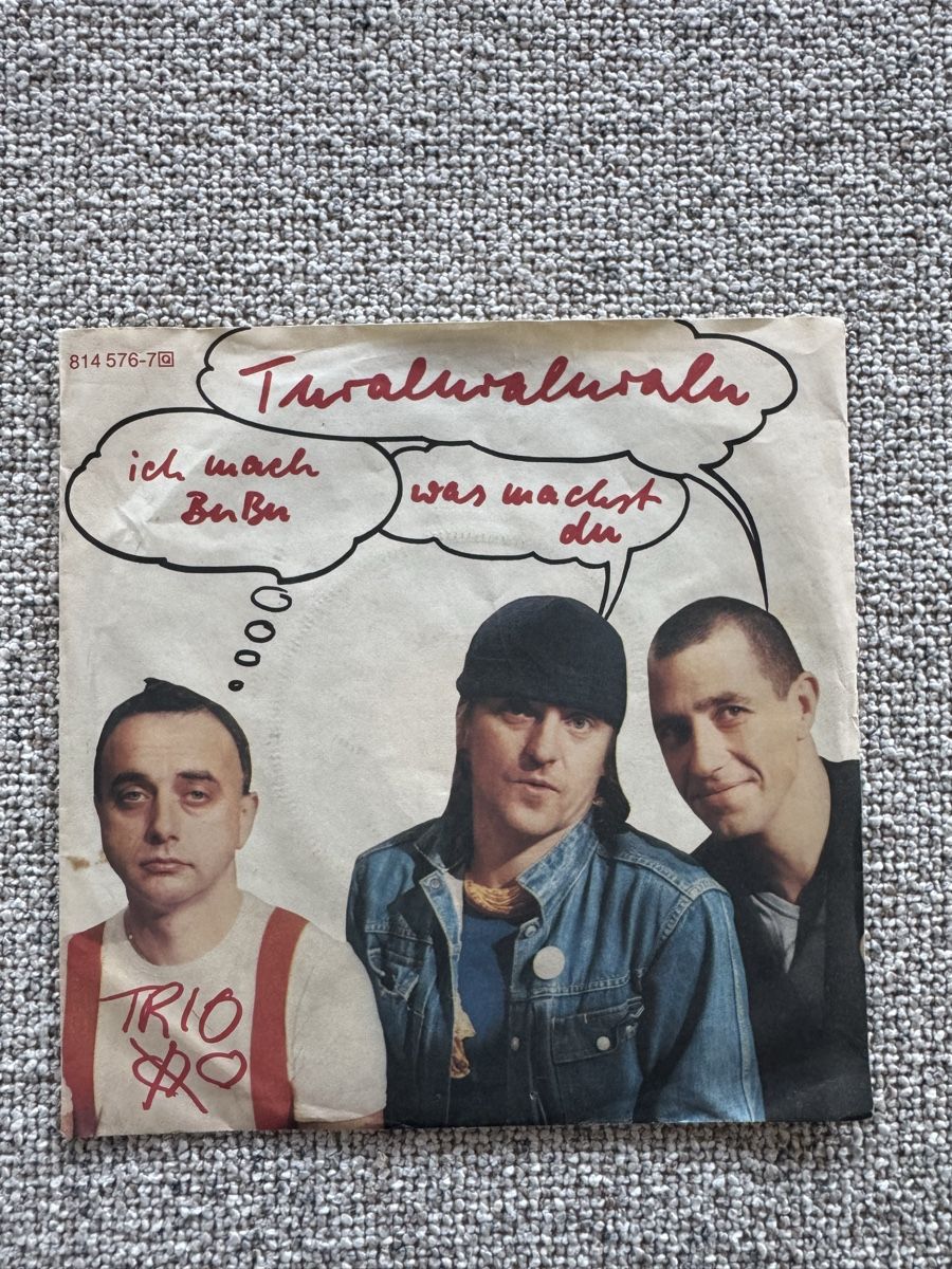 Dischi in vinile: Trio -Turaluraluralu- 7" Single - 80s / NDW – Usato da Rorbas venduto da BlackstarRecords