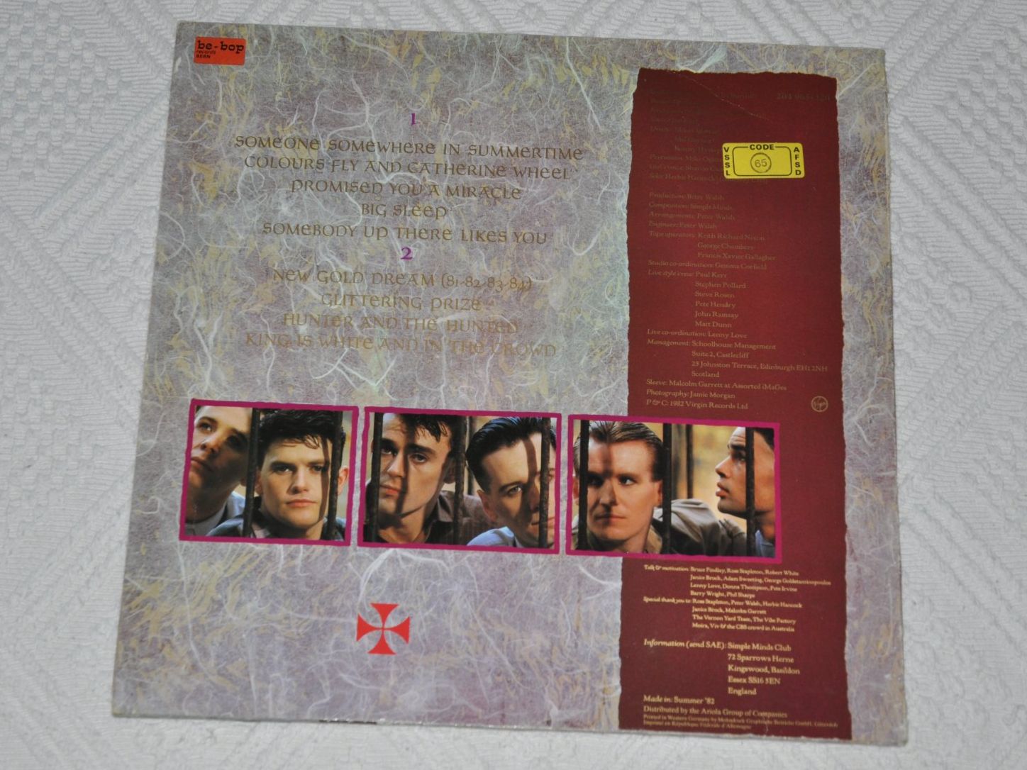Schallplatten: LP Simple Minds - New Gold Dream – Gebraucht aus Boll von Theodora15 1