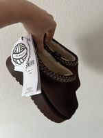 Kurze Schneestiefel Gr 38 aus echtem Leder und Wolle 50%