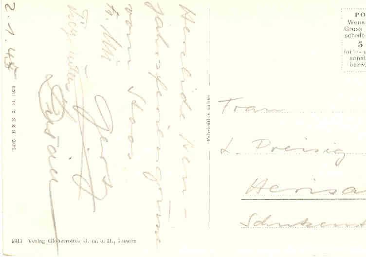 Cartoline postali: Stoos - Kapelle + 1939 – Usato da Emmenbrücke venduto da teestube 1
