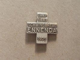 Abzeichen GL - GR Schwingfest Schwingen Ennenda GL 1975