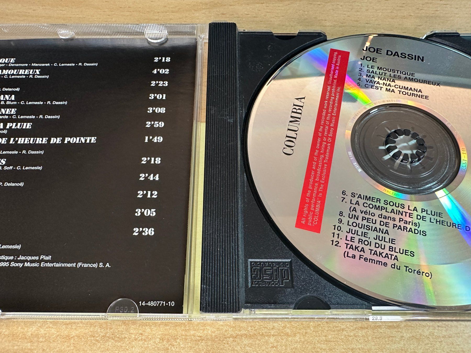 CD: C1 Joe Dassin – Joe – Usato da Rikon im Tösstal venduto da Alpenmutz 2