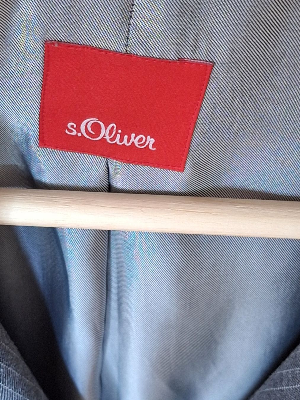S.Oliver Giacche: s.Oliver Blazer, Grau Gestreift, Grösse 44 – Usato da Hedingen venduto da Rosie013 2