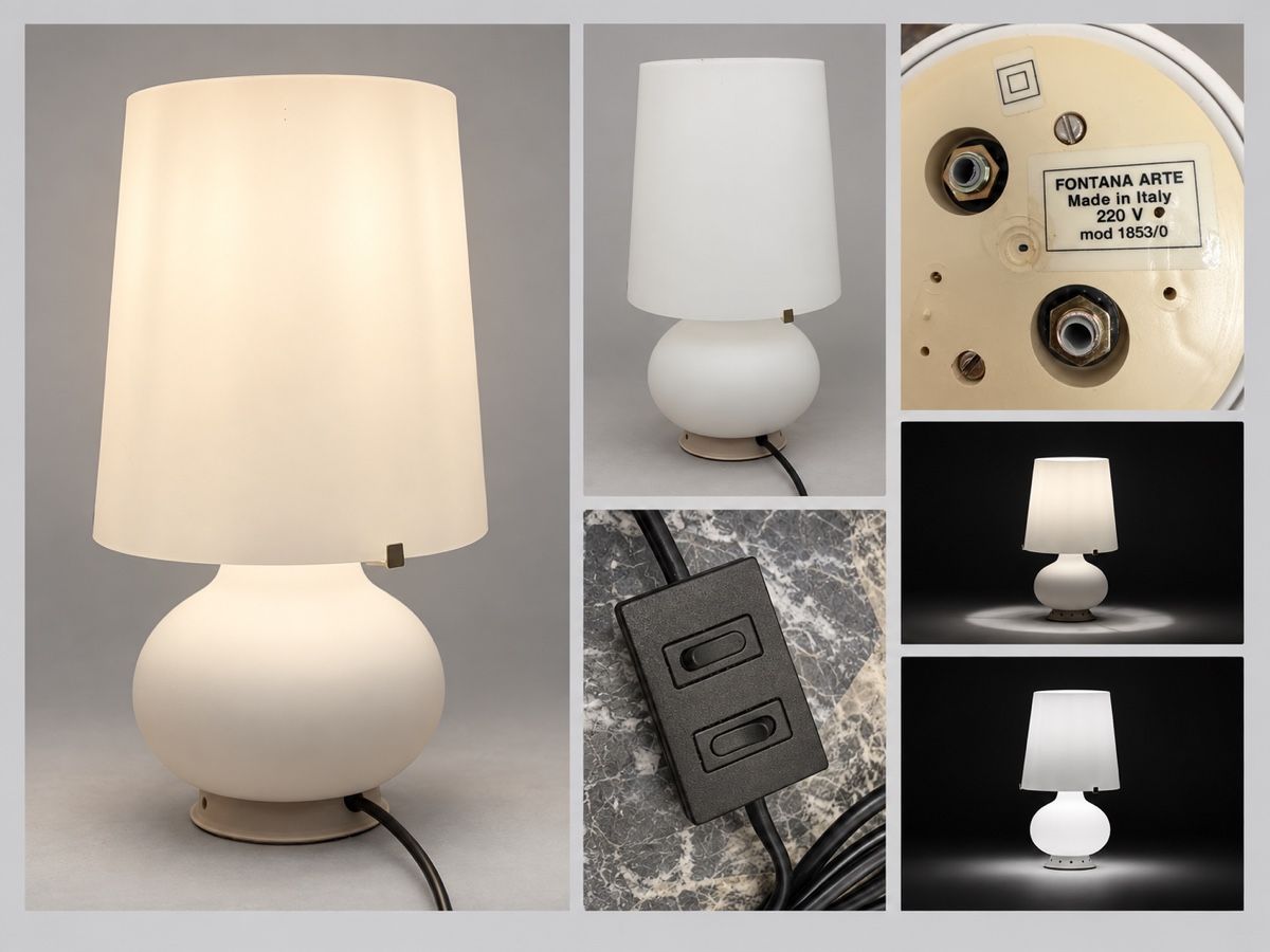 FontanaArte Lampen: FontanaArte 1853/0 Table Lamp by Max Ingrand – Gebraucht aus Zuerich von EMANUELEFEDERICO 1
