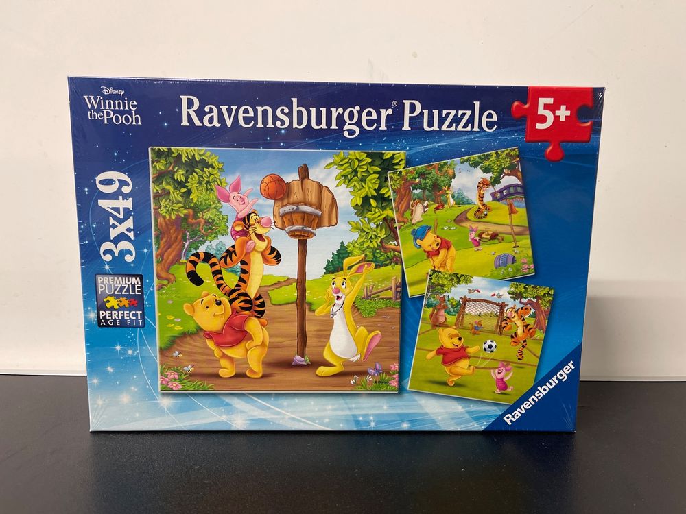 Ravensburger Winnie the Pooh 3 in a Box Jigsaw Puzzle