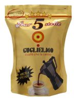Caffè Guglielmo 5 stelle ORO Moka  gemahlen 100% TOP arabica
