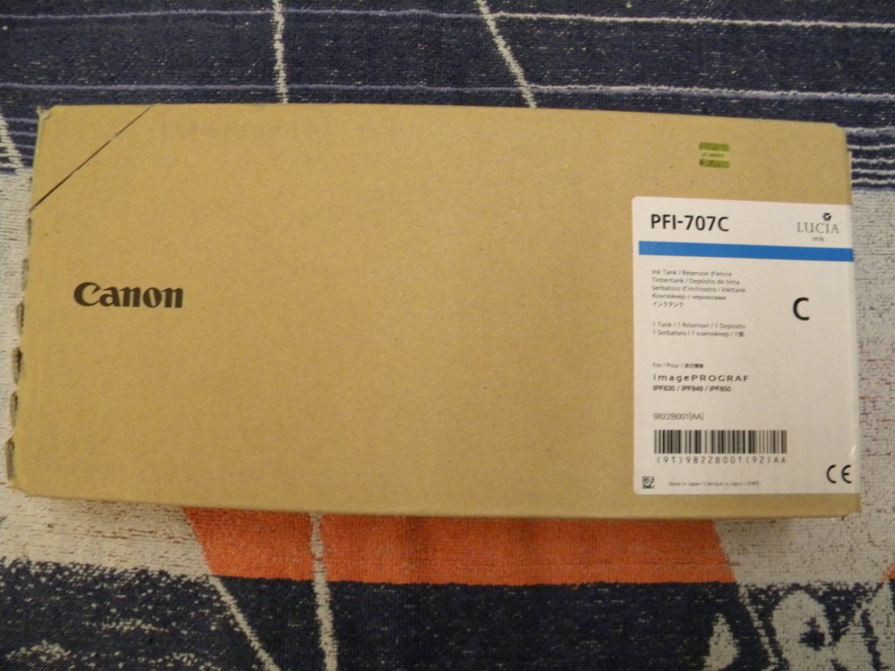 Canon Cartucce per stampanti & toner: PFI-707C Canon – Nuovo e nell'imballaggio originale da Bühler venduto da Wini100