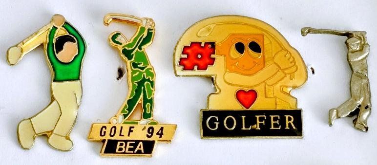 Plaquettes & Badges: 4 Pins  Golf – D'occasion à Pfäffikon ZH par Colacity
