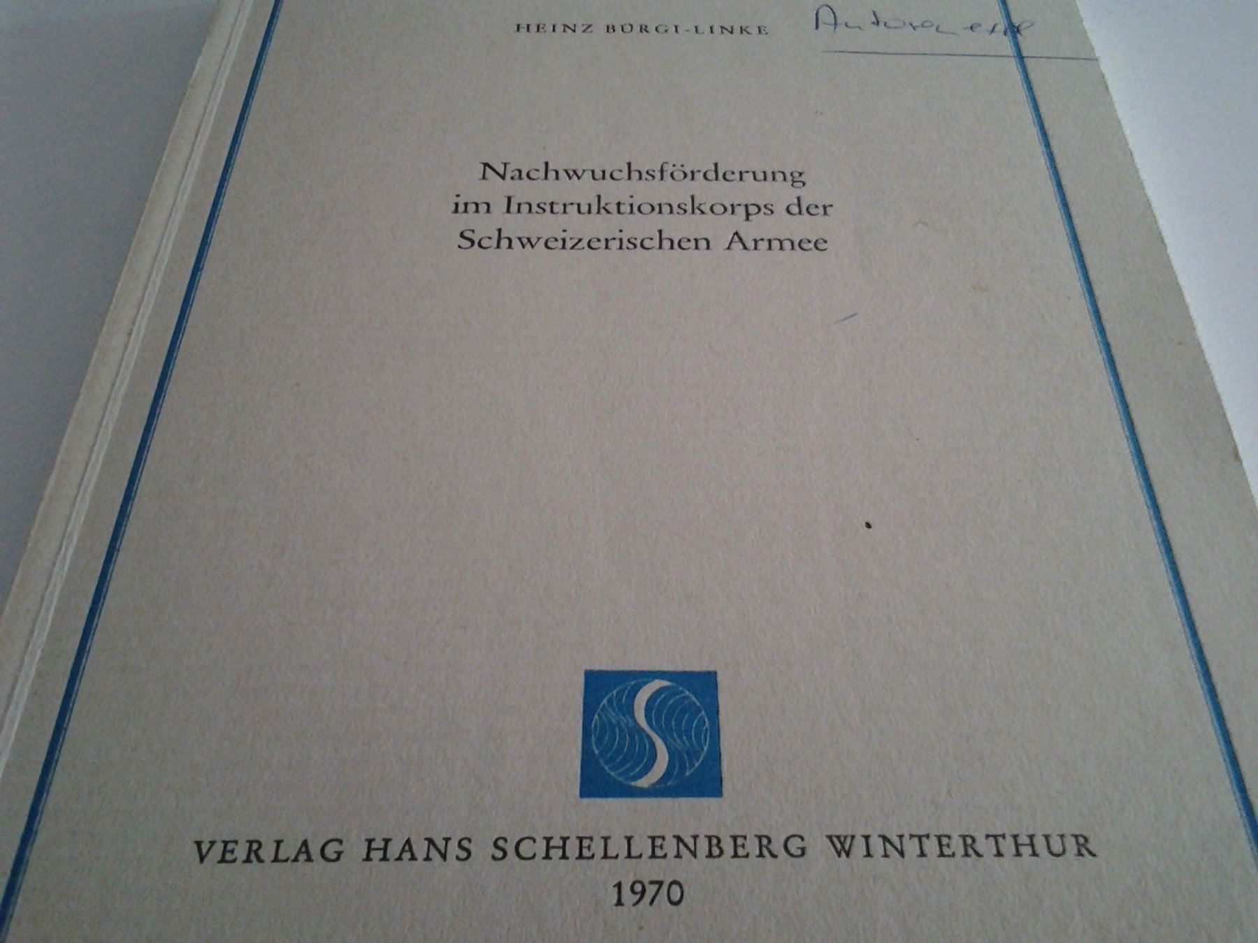 Libri: Schweizerischen Armee, Heinz Bürgi-Linke – Usato da Locarno venduto da edn.vintage 1