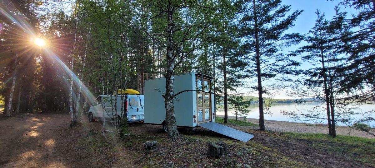 Rimorchi: Mobile sauna anhänger – Usato da Leuzigen venduto da Lucartw 2