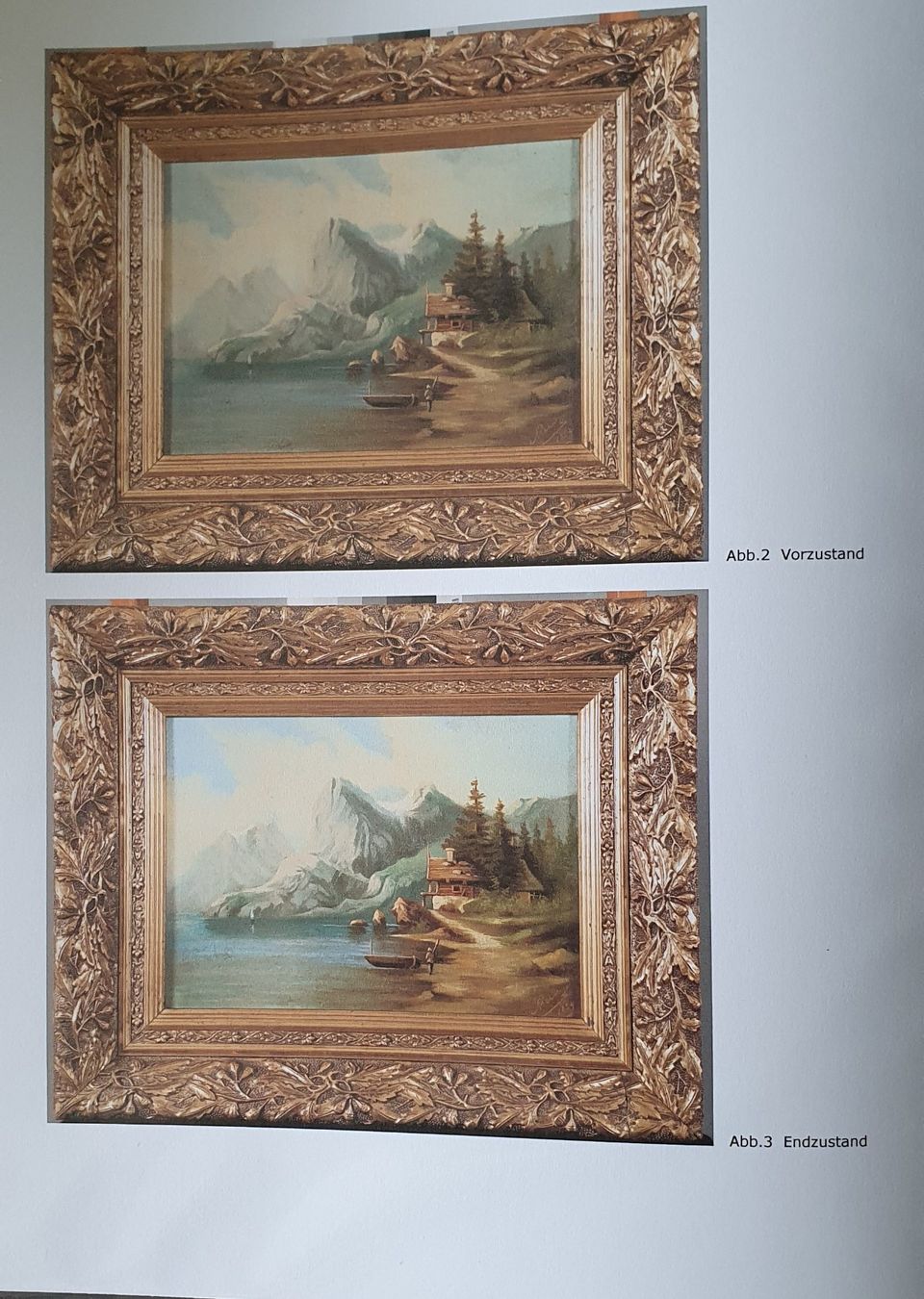 Dipinti: Ölgemälde 1884 - Obersee – Usato da Kreuzlingen venduto da Rschweiz1 7