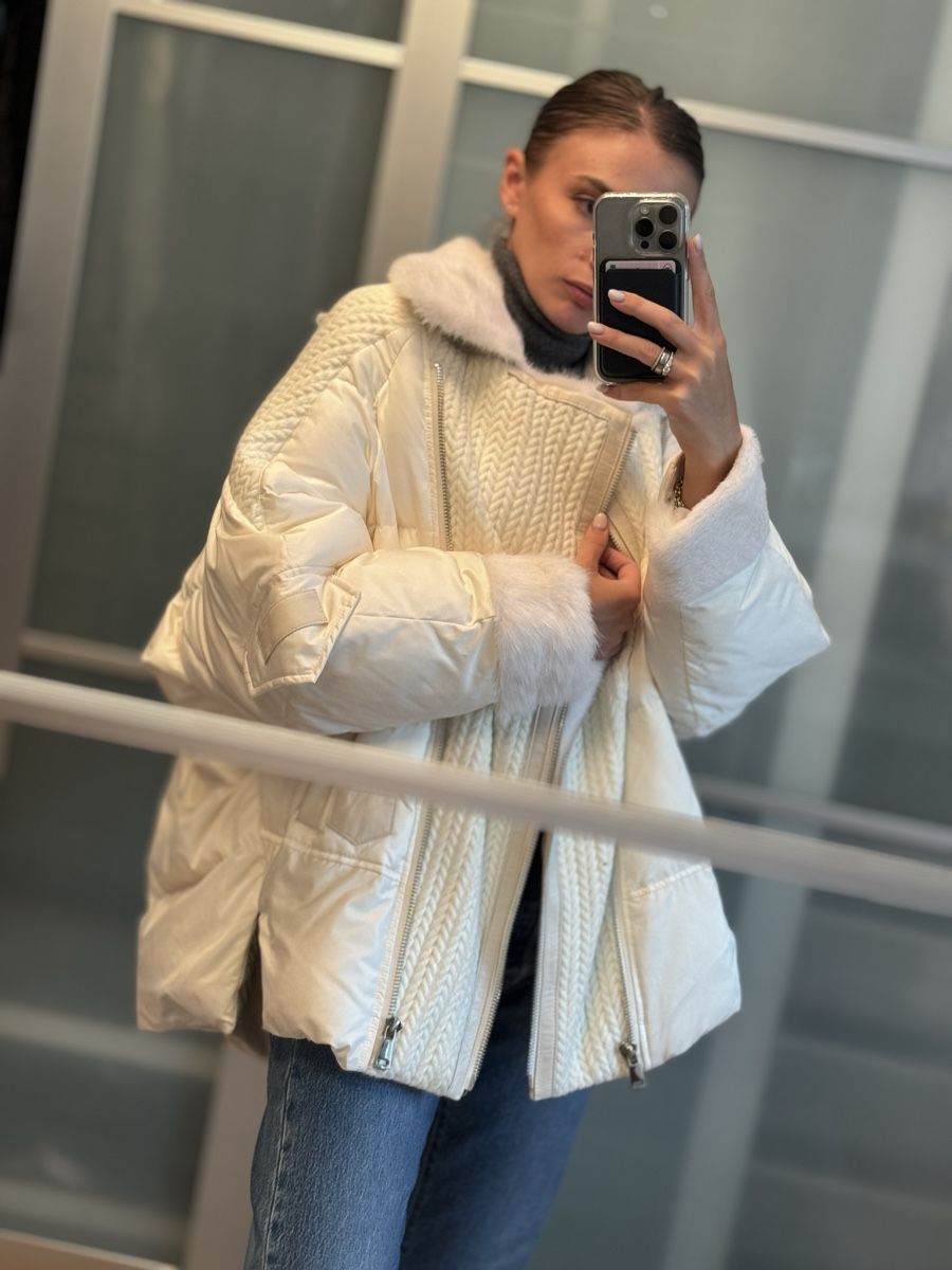 Vestes: Damen Jacket mit Natürliches Fell – D'occasion à Sattel par Zlata1 1