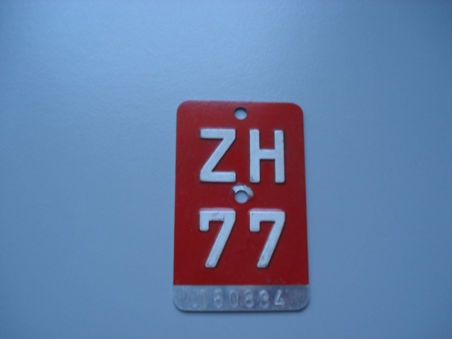Insegne: Velonummer ZH 77 – Usato da Root venduto da vil_k76z