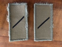 Gradabzeichen Klett (Paar) Soldat (Sdt)