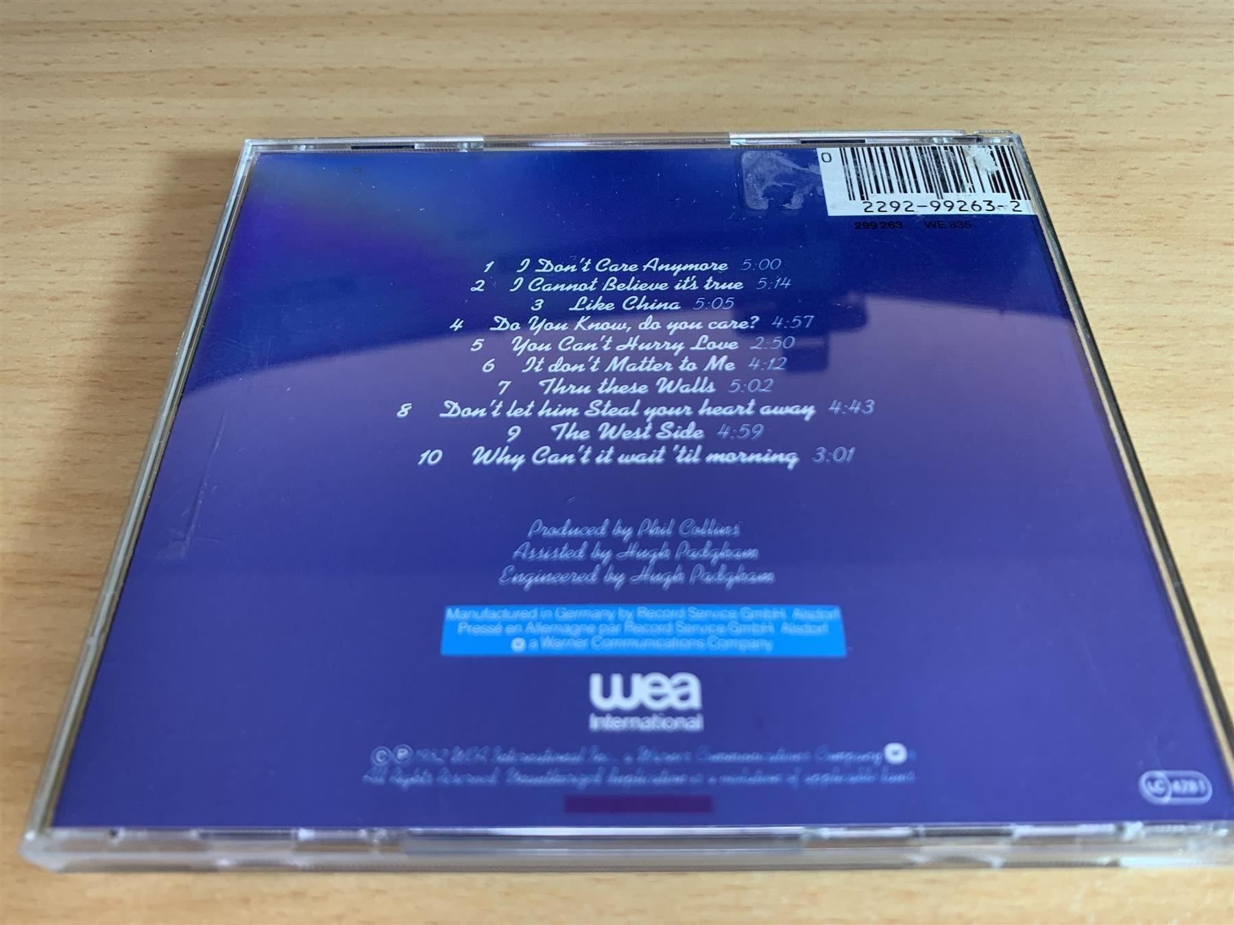 CD: Phil Collins – Hello, I Must Be Going! – Usato da Rikon im Tösstal venduto da Alpenmutz 1