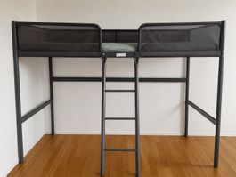 Letto a soppalco IKEA colore grigio