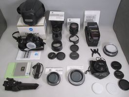 original MINOLTA 800si, inkl. zoom 24-85, APO 100-300, etc.
