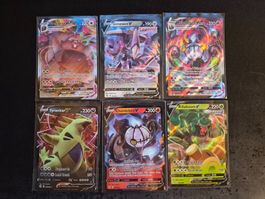 Pokemon Fusion Strike 6 V und Vmax Karten ENG