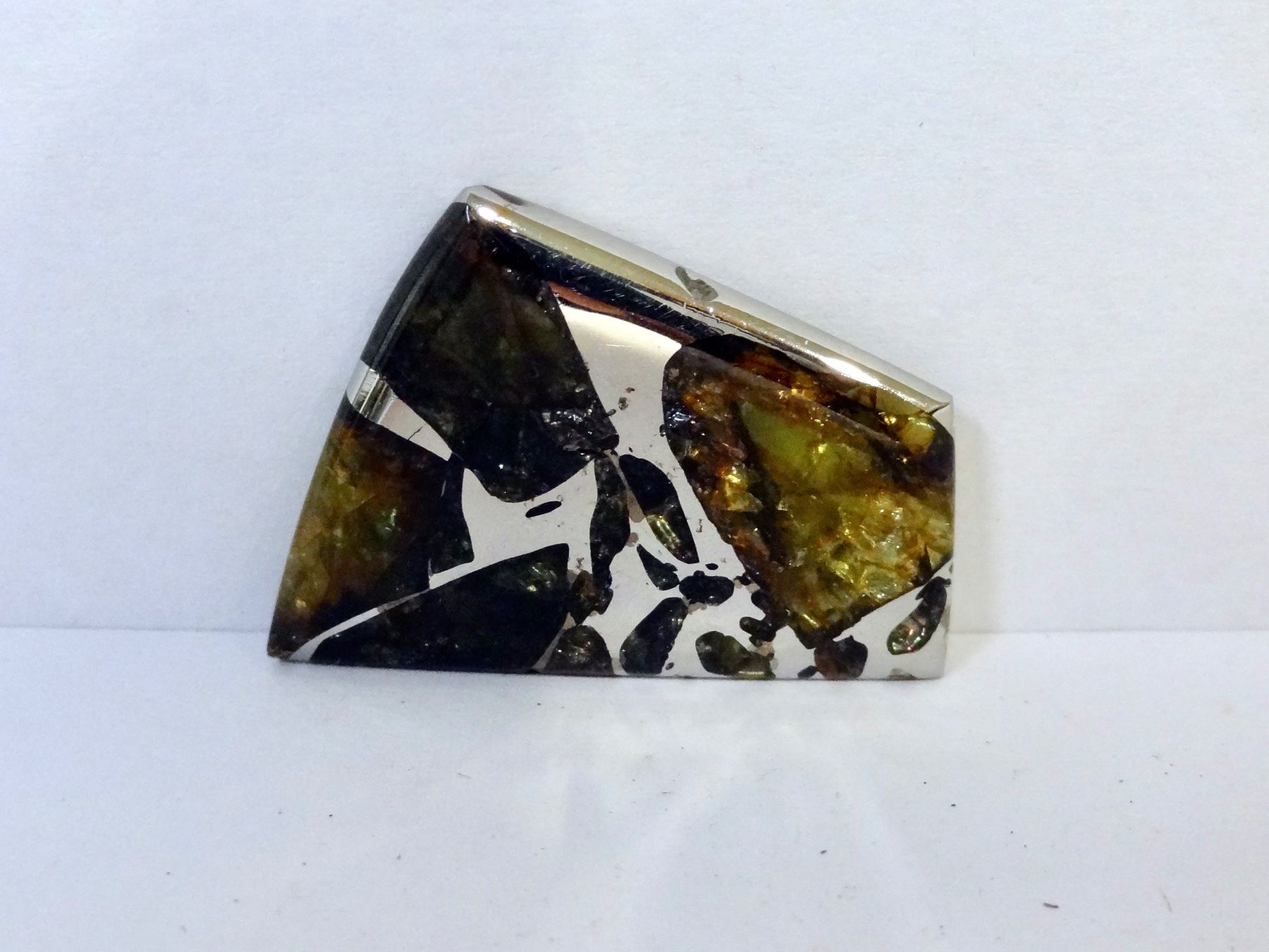 Minerali & Pietre curative: Meteorit PALLASIT Eisen-Stein-Meteorit IMILAC CHILE – Nuovo (secondo la descrizione) da Kerzers venduto da djstarsky73 4