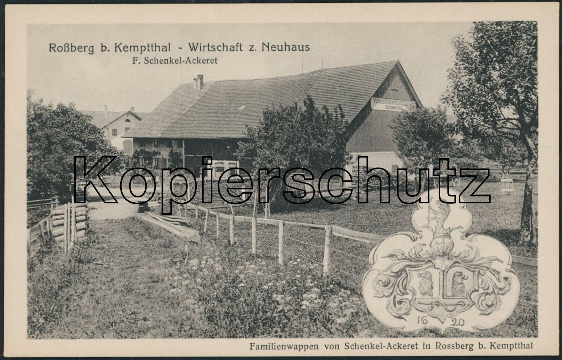Cartoline postali: ZHW Rossberg - Winterthur - Kempttal – Nuovo (secondo la descrizione) da Schindellegi venduto da stationary