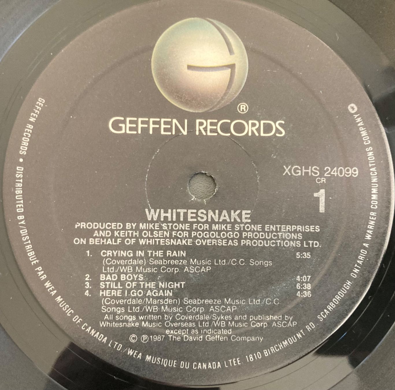 Vinyles: WHITESNAKE - WHITESNAKE – D'occasion à Poliez-Pittet par Newtown-Records 3