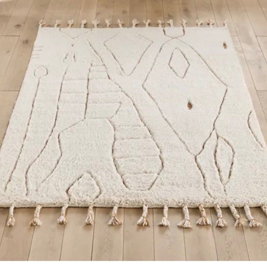 Wolle: Tapis 100% laine - Écru – Gebraucht aus Lausanne von aur_fj5f